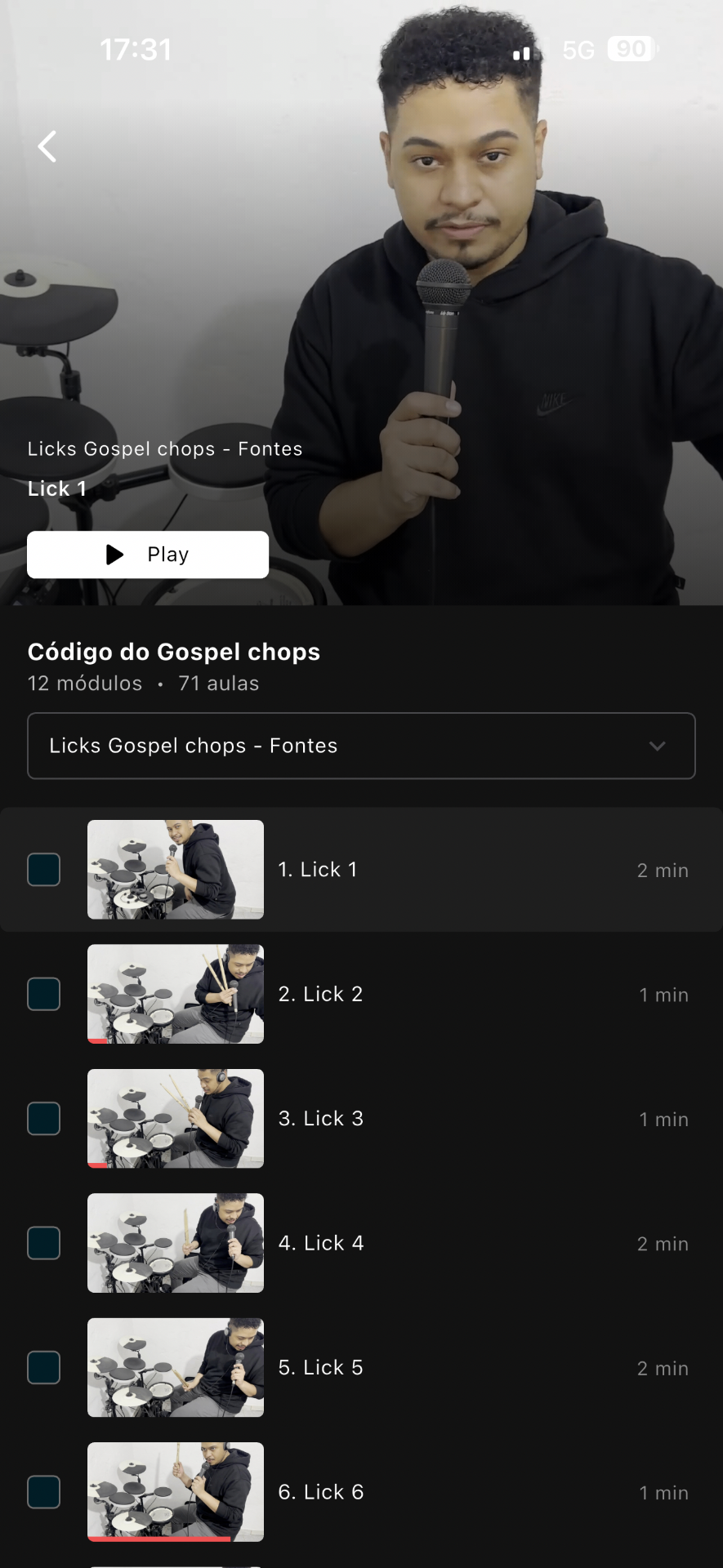 Licks Gospel Chops